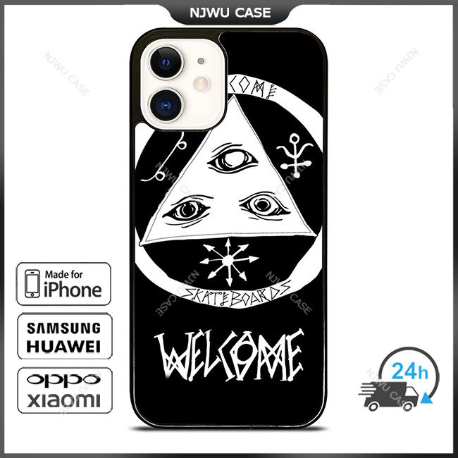 welcome-skateboards-black-phone-case-for-iphone-14-pro-max-iphone-13-pro-max-iphone-12-pro-max-xs-max-samsung-galaxy-note-10-plus-s22-ultra-s21-plus-anti-fall-protective-case-cover
