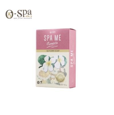 O-Spa Natural  SPA ME Glycerin Soap - Plumeria 125g โอสปา สบู่กลีเซอร์รีน กลิ่นดอกลีลาวดี 125g