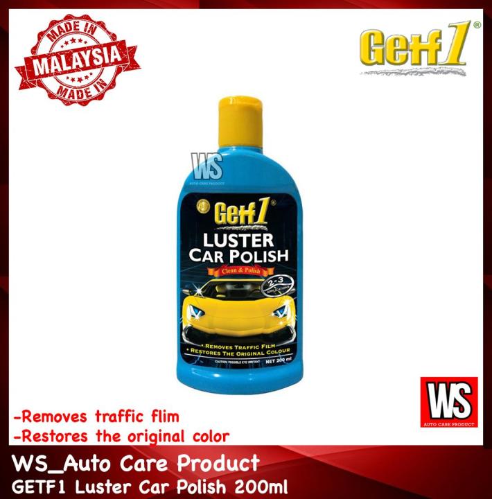 Getf1 Lustre Car Polish Shine Wax Original Colour Car Paint Restorer 200ml