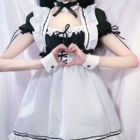 2023 ชุดแม่บ้านญี่ปุ่น cos ชุดเดรส Lori Lolita น่ารักสำหรับผู้หญิง cosplay เสื้อผ้า