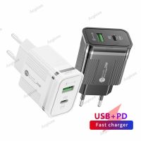 Mobile Phones Charger Fast Charging QC 3.0 for iPhone 12 11 Pro Xiaomi 11 Samsung Realme EU US Universal Adapter PD USB Charger Wall Chargers