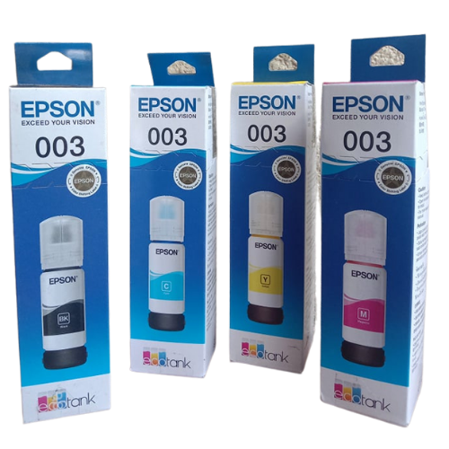 Original Genuine Epson Ink 003 Color Shifting Label 65ml Black Cyanmagentayellow 1 Peace On 2146