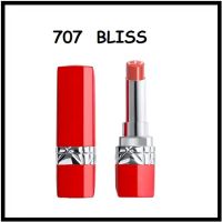 แท้ทั้งร้าน !! โล๊ะลิปดิออร์ของแท้ ราคาถูก DIOR ULTRA ROUGE สี 707 BLISS ขนาด 3.2 G.