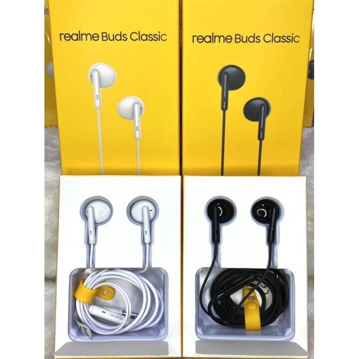 Original REALME BUDS Classic Half In-Ear 3.5mm Jack Earphone with ...