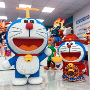 Le-go doraemon thần tài cỡ lớn- Lắp ráp doraemon lớn 65cm 68cm Sẵn Hàng