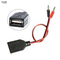 YUXI 1PCS USB Female to 4MM Banana Plug Test Lead A Female Charging Cable USB Socket to Banana Plug Connection Conductive Wire