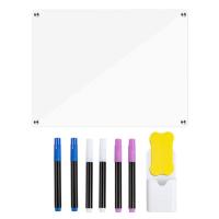 Magnetic Board for Fridge Magnetic Whiteboard for Fridge Note Board Transparent Acrylic Sheet To Organize Daily Life for Dating Weekly Schedule gorgeously