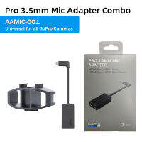 GoPro Pro 3.5mm Mic Adapter Combo สำหรับ vlog สำหรับ HERO11 HERO10 HERO9 HERO8 HERO7 HERO6 HERO5 MICROPHONE ADAPTER-Junpa