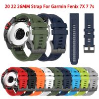 rfgykdtg QuickFit 20 22 26mm Silicone Strap For Garmin Fenix 7X 7 7s 6X Pro 6 6s 5 5X Plus 3 3HR 945 935 Smart Watch Band Bracelet Correa