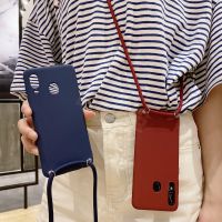 {OLI STUDIO} Crossbody เชือก ForY7A P2021 Y8P Y7P Y6P Y5P 20202017 Y9 Y6Prime 20187S CaseStrap ฝาครอบ