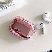 Anti-Falling Glossy Mini Washable Bluetooth-Compatible Earphone Case For AirPods Pro/ 1/2 Compact Organizer High