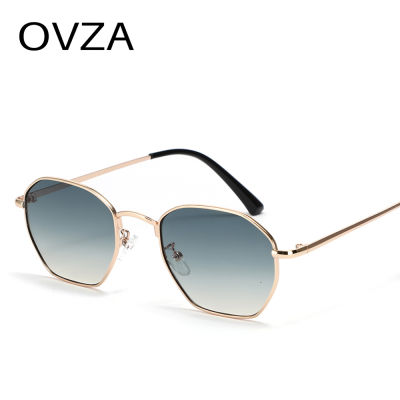 แว่นตาไล่ระดับสีแบบใหม่สำหรับผู้ชายแว่นกันแดดโลหะแฟชั่นจาก OVZA ดีไซน์สไตล์คลาสสิก S2084
