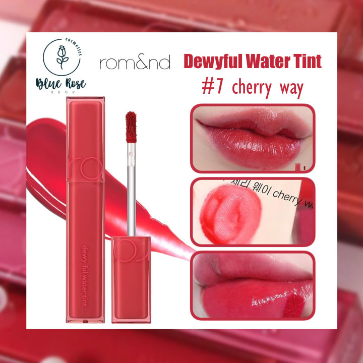 Son Romand Dewy Ful Water Tint 5g #07 CHERRY WAY - Màu đỏ sáng