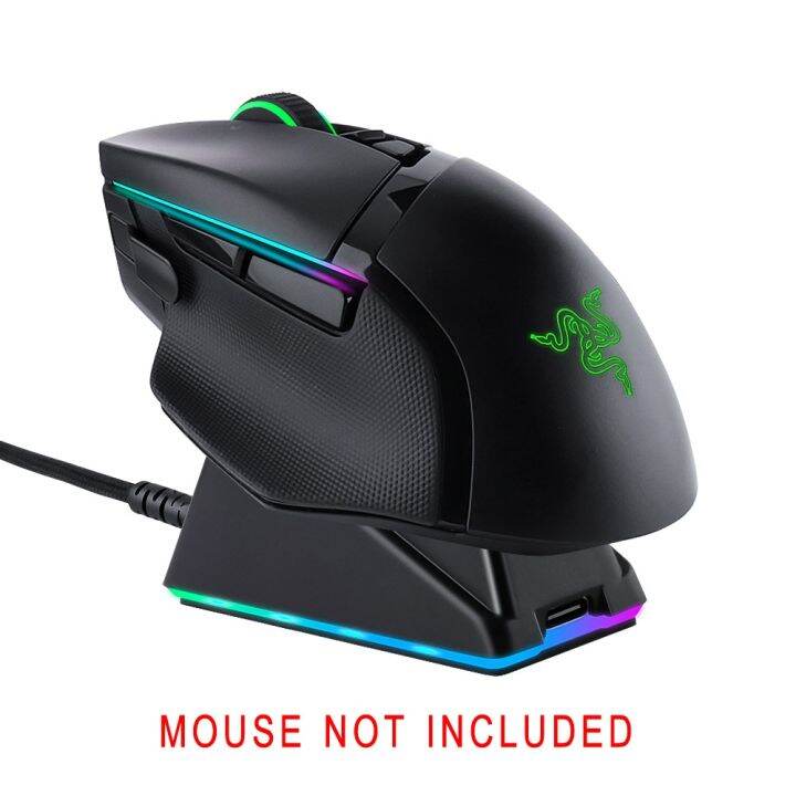 Chroma RGB Charging Dock For Razer Wireless Mouse Deathadder V2 Pro