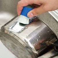 ✹☁◇ Stainless Steel Magic Cleaning Brush Rust Remover Metal Brusher Dirty Cleaner Kitchen Tools