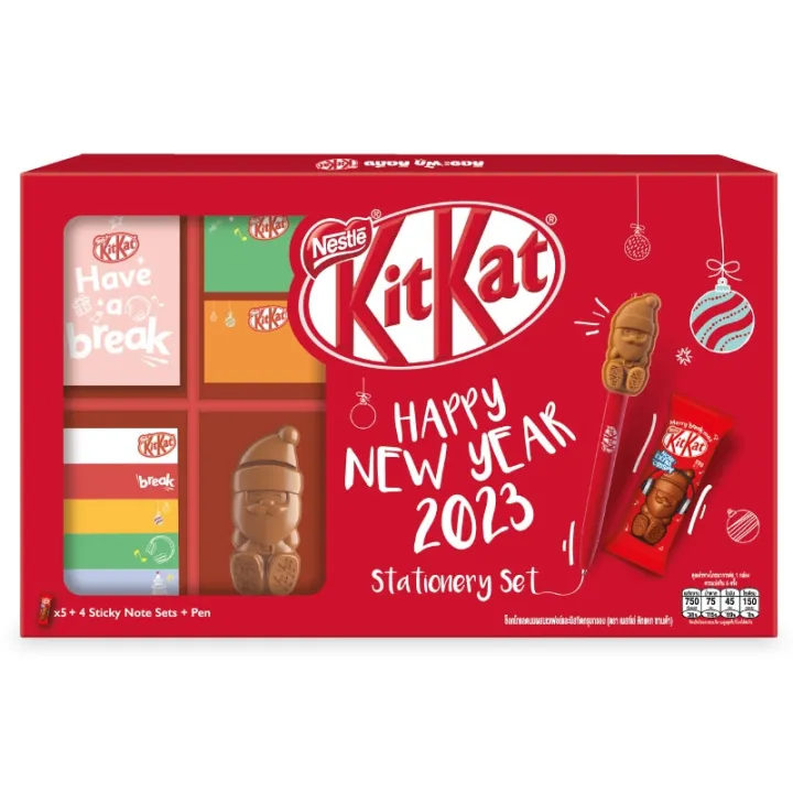 kitkat Santa Stationery Chocolate 145 g. Lazada.co.th