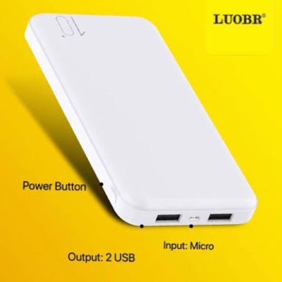 LUOBR P3  แบตสำรอง  Powerbank 10000 mAh 2port USB