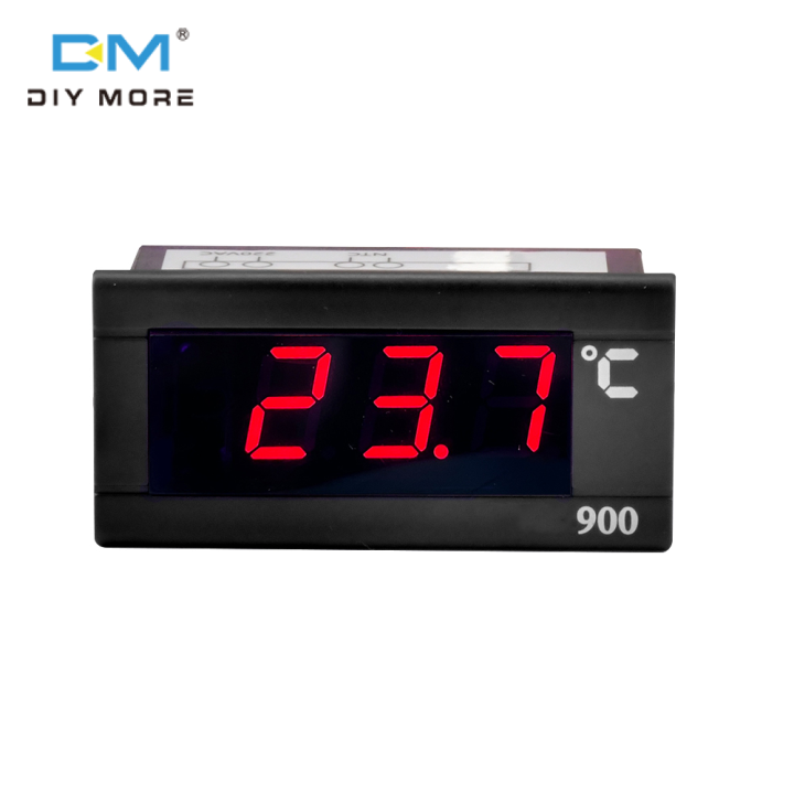 diymore Embedded Thermometer Refrigerator Refrigerator Digital Temperature Display Panel Digital