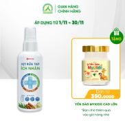 Xịt rửa tay Ích Nhân dịu nhẹ, an toàn, diệt vi khuẩn, làm sạch tay