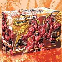 JINBAO Transformation Beast Wars DF07 DF-07ที่ดีที่สุด Mega Flame Red Dragon BW อะนิเมะ Action Figure หุ่นยนต์ Toys