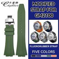 Casioak MOD Kit Compatible Fluororubber Strap Modified Watchband For Casio G-SHOCK GM2100 GM-2100B Watch Accessories With Tool