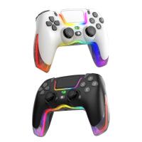 Switch Controllers Portable Ergonomic Adjustable LED Game Controller Multi-functional Flexible USB Gamepad Joystick Phone Clip Game Controller for Phones/Switch/PC/TV expedient