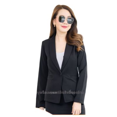 ((fast delivery))สูท+กระโปรงผ้าเดียวกันสวยคุ้ม Pink Suits for Women Workwear Suits from Thailand Good Suits