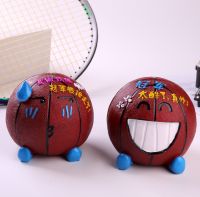 Personalized Basketball Piggy Bank Smile Face Cartoon Design Coin Bank Money Boxes Birthday Gift Tirelire Cofre Home Decoration