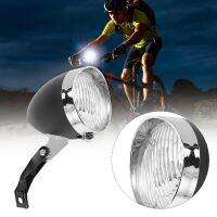 Retro Bicycle Bike Accessory Front Light Bracket Vintage 3LED Headlight