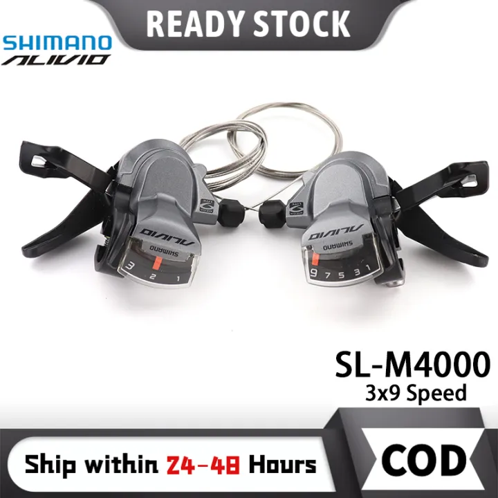 Shimano SLM4000 27/9 Speed Shifter Mountain Bike Bicycle Shift Lever