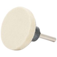 20Pcs 2 inch Compressed Artificial Wool Fabric Qc Disc Polishing Buffing Pads Wheels With 1Pcs 2 inch Disc Pad Holder With 1/4inch Shank Perfect For Polishing And Buffing