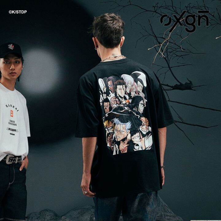 OXGN BLEACH Espada Oversized Graphic T-Shirt For Men And Women (Black ...