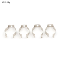 Witkitty 4pcs Holder T8หลอดเรืองแสง Bracket คลิปซ็อกเก็ต lamder SILVER