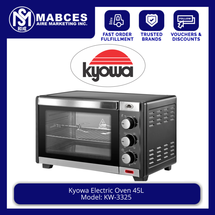 Kyowa 45L Electric Oven with Rotisserie KW3325 Lazada PH
