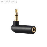 【CW】▼❀  Angled 3.5mm Male to Female Converter Headphone Audio Microphone Jack Stereo Plug