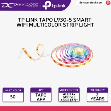 TP-Link Tapo Smart LED Light Strip, 5m, WiFi App Control RGB Multicolour LED