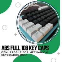 Keycaps Keycaps ที่กำหนดเองคีย์ ABS แบบเต็มรูปแบบโปรไฟล์สำหรับ61/71/87/104คีย์แป้นพิมพ์แบบมีระบบส่องสว่างด้านหลังกุญแจหมวกผสม