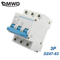 Dz47-63 6a สวิตช์คัทเอาท์20a 25a 3P Ac 230V หรือ400V 32a 40a 50a 63a เบรกเกอร์ Mcb ขนาดเล็กเครื่องสับ10a