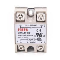 LANG Industrial Solid State Relay SSR 40A with Protective Flag SSR-40DA 40A DC control AC