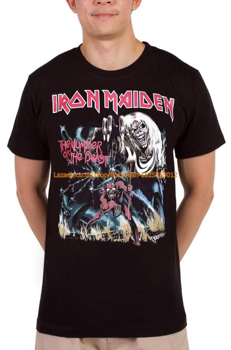เสื้อวง-iron-maiden-เสื้อใส่สบาย-rock-ไอเอิร์นเมเดน-ไซส์ยุโรป-rdm688