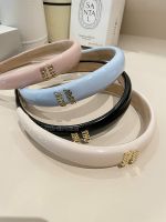 Correct Version leather headband spring and summer womens hair clip headband 2023 new headdress wash face press hair headband