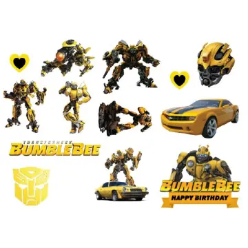 STL file Bumblebee cake topper colored・3D printing idea to download・Cults