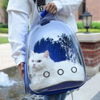 ✷✐ Cat Carrier Bag Outdoor Pet Shoulder bag Carriers Backpack Breathable Portable Travel Transparent Bag For Small Dogs Cats