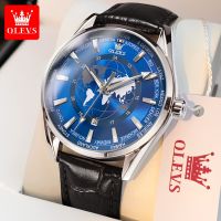 「Dark blue watch」 OLEVS NewWatch MenLuxuryDialLuminous WatchDateWristRelogio Masculino