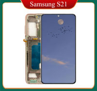 จอ LCD สำหรับ Samsung Galaxy ทดสอบ TFT S21 G990 SM-G990F G990f/Ds หน้าจอสัมผัสดิจิไทเซอร์จอแสดงผล Lcd ประกอบสำหรับ Samsung S21 5G