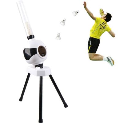 Automatic Badminton Service Machine Robot Adult Kid Gift Ball Pitching Practice Trainer Device Portable Outdoor Indoor Beginner