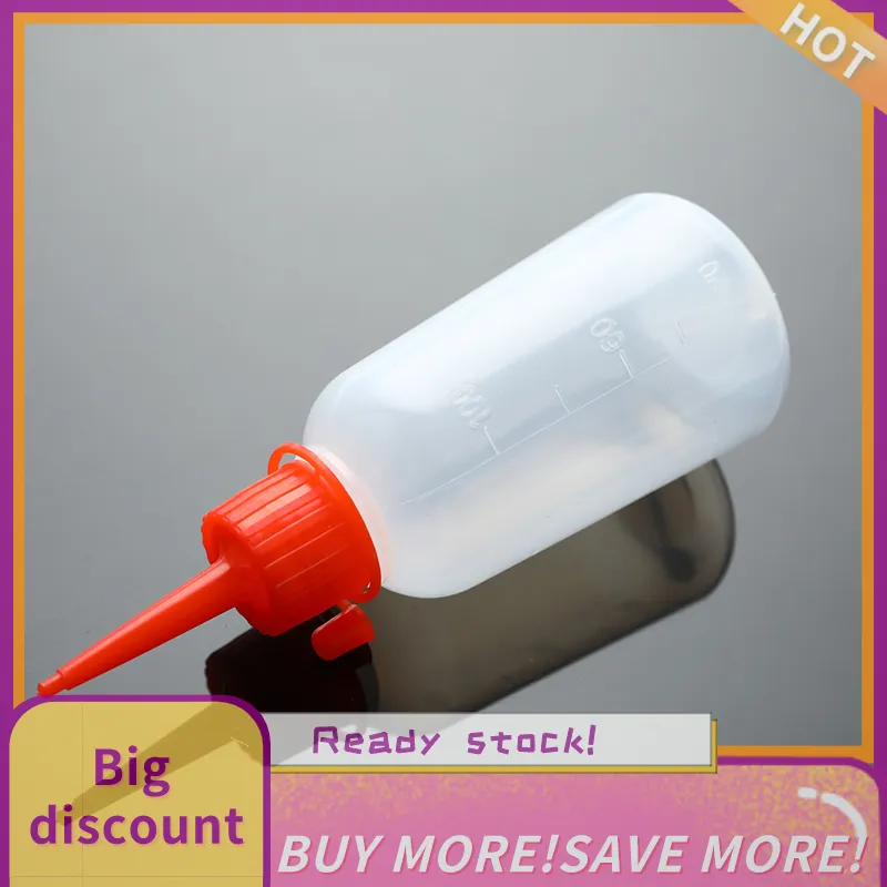 100ml Plastic Clear Tip Applicator Bottle Plastic Squeeze Bottle With Tip  Cap Plastic Bottle With a