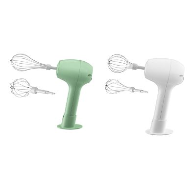 Electric Food Mixer Egg Beater 3 Speeds High Power Handheld Mixer Kitchen Automatic Cream Milk Blender Green