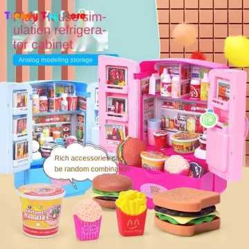 Mini Kitchen Toy Set With Simulated Home Appliances For 3-6 Years Old Kids  To Play House Cooking, With Random Accessories