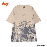 Áo thun local brand By Unispace kiểu HongKong áo phông tay lỡ form rộng